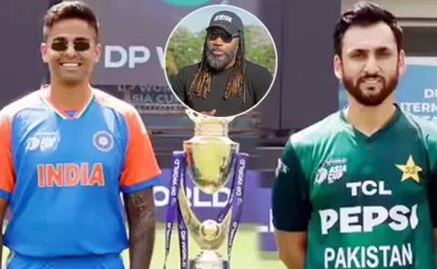 Chris Gayle tweet on India-Pak match Asia Cup 2025
