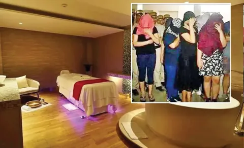 Police Raids On Spa Centers In East Godavari