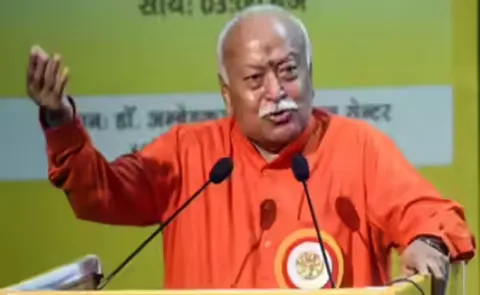 India is moving forward on the path of development says RSS chief Mohan Bhagwat