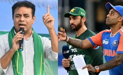 KTR Criticse BJP Over India Pak Asia Cup Match