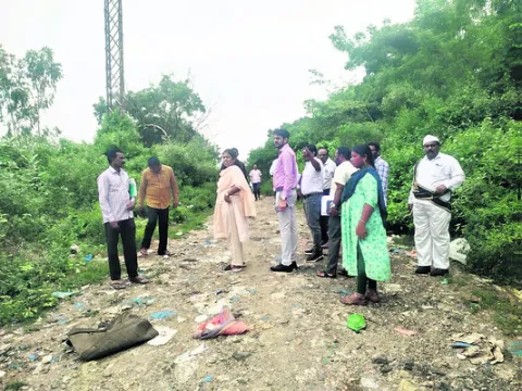 డంపింగ్‌ యార్డ్‌కు స్థలాన్ని గుర్తించండి