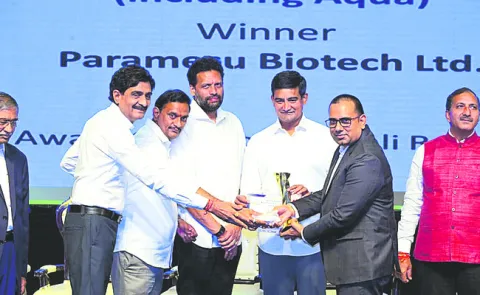 పరమేశు బయోటెక్‌కు ఉత్తమ పురస్కారం