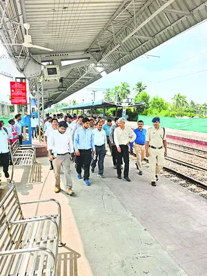 డీఆర్‌ఎం విస్తృత తనిఖీలు 