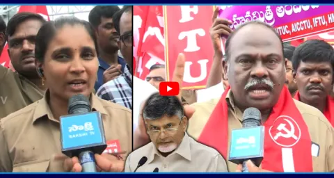 Vijayawada Auto Drivers Protest Against Chandrababu Govt  1