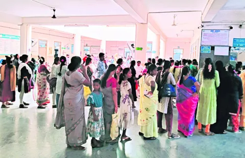 తల్లులకు ఓపీ పరీక్ష