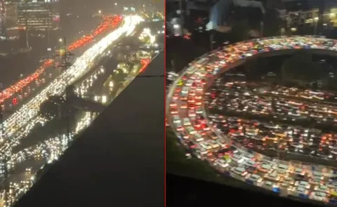 7 km traffic jam on Gurugram highway