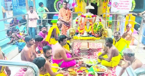 మట్టపల్లిలో పవిత్రోత్సవాలు ప్రారంభం