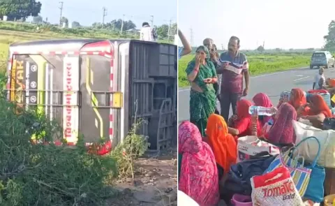 Road Accident AT Guntur District