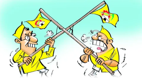 తాళంబేడులో ఆగని టీడీపీ రగడ 