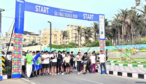 ఉత్సాహంగా గ్లోబల్‌ గోల్స్‌ రన్‌ 