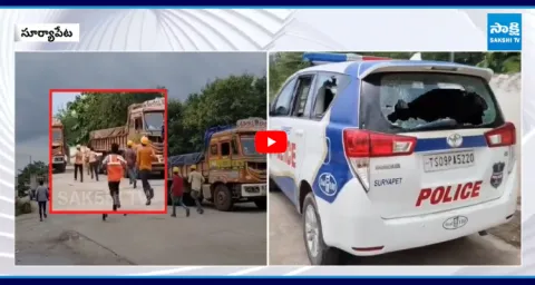 Bihar Labour Attack On Police At Deccan Cement Factory Suryapet 1
