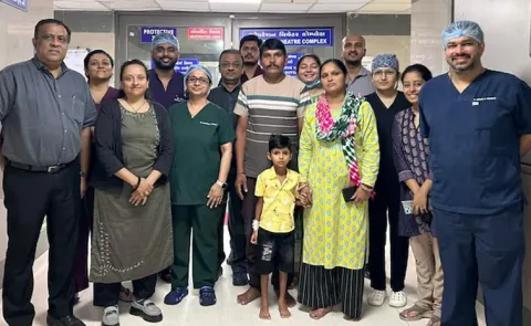 Ahmedabad doctors removed hairball from 7 year-old  stomach