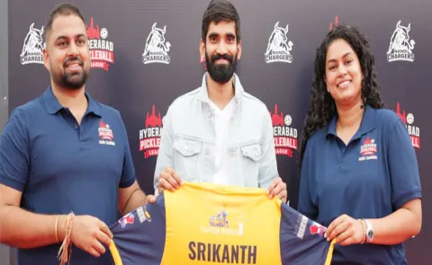 Hyderabad Pickle Ball League: Kidambi Srikanth In Nandi Chargers