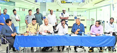 ఉపరాష్ట్రపతి పర్యటనకు భద్రతా ఏర్పాట్ల పరిశీలన