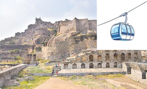 Hyderabad 1st ropeway to connect Golconda Fort