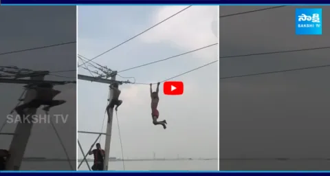 Youth Performs Dangerous Stunts on Electrical Wires 1