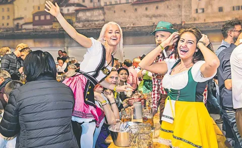 A delicious dinner with German cuisine and entertainment At Hyderabad