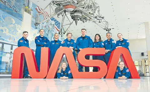Six women among 10 new astronauts selected by Nasa for Moon and Mars missions