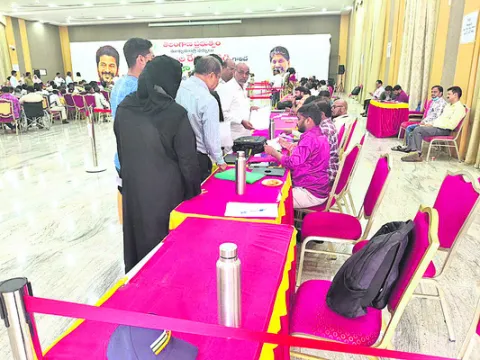 వేతనాల కోసం ప్రజావాణిలో వినతి