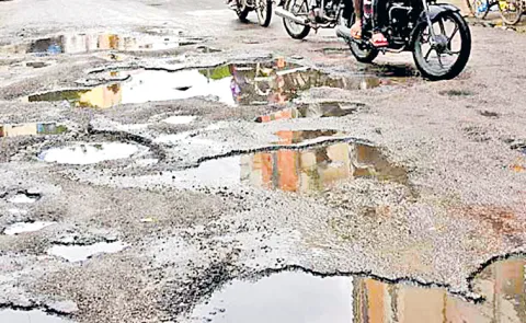 People are angry on the government over the condition of the roads