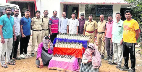 దేశీదారు పట్టివేత
