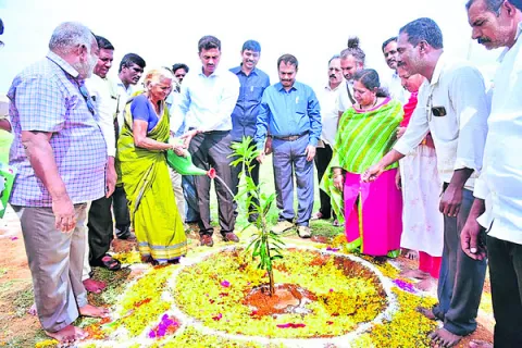 పర్యావరణ పరిరక్షణకు మొక్కలు నాటాలి 