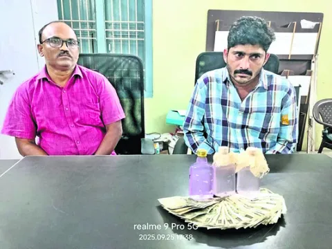ఏసీబీకి చిక్కిన సర్వేయర్‌, జూనియర్‌ అసిస్టెంట్‌ 