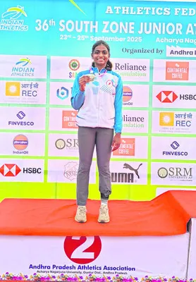 జాతీయ స్థాయి అథ్లెటిక్స్‌లో ప్రసంశ ప్రతిభ
