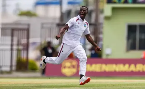 West Indies Pacer Shamar Joseph out of India Tests5