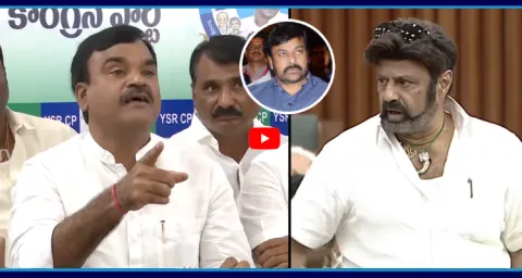 YSRCP Leaders Given Strong Reply To Balakrishna Comments On Chiranjeevi 1