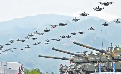 European defense ministers agree to press on with drone wall project as airspace