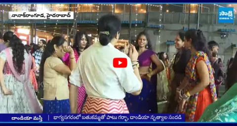 Dandiya Masti 2025 Celebrations At Nanakramguda Hyderabad 1