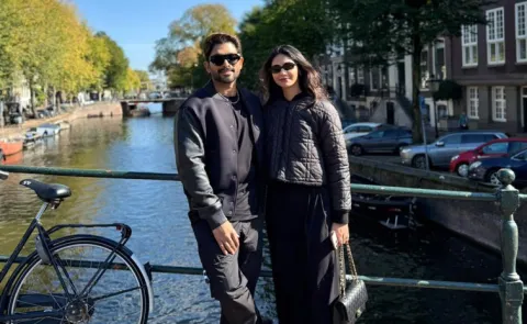 tollywood hero allu arjun Special Wishes His Wife Sneha Reddy