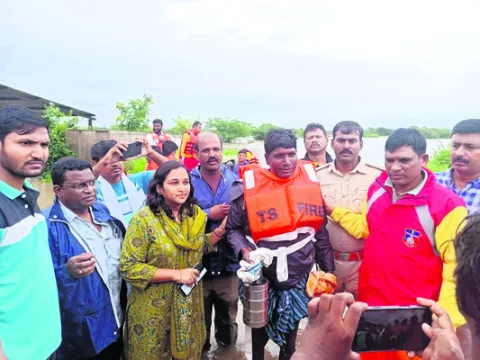 బాధితులకు భరోసాగా కిరణ్మయి..