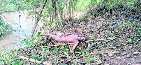 గెడ్డలో పడి వ్యక్తి మృతి 