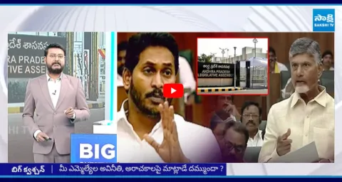 Big Question Special Debate On YSRCP Mass Counter To Chandrababu Challenge 1