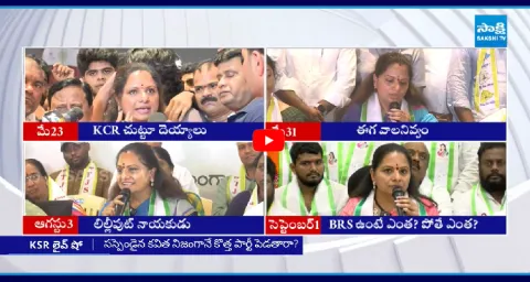 MLC Kavitha Sensational Comments On BRS Party Leaders  1
