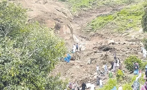 Hundreds feared dead after landslide destroys village in western Sudan