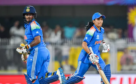 India Women have posted a total of 269 runs at the loss of 8 wickets Agianst srilanka