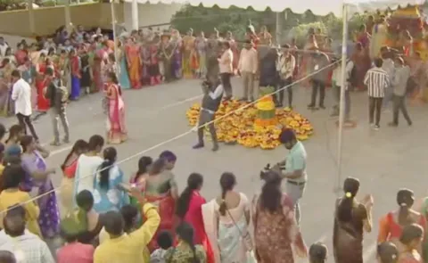 Bathukamma Celebrations at Tank Bund