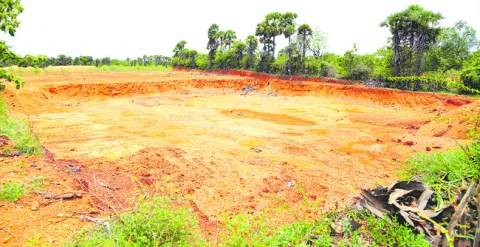 దేవుడి భూముల్లోనూ తవ్వకాలు.. 
