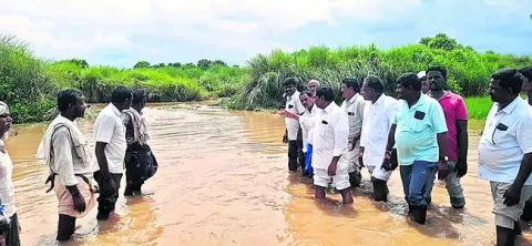 కూనేటి గెడ్డకు గండి 