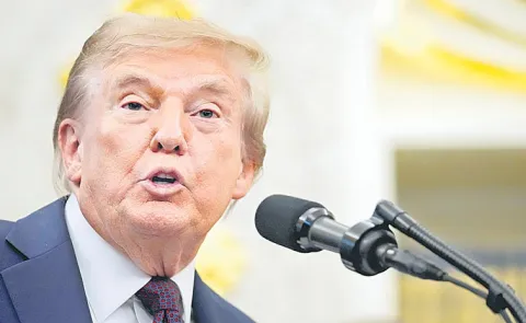 US President Donald Trump accuses India of imposing very high tariffs