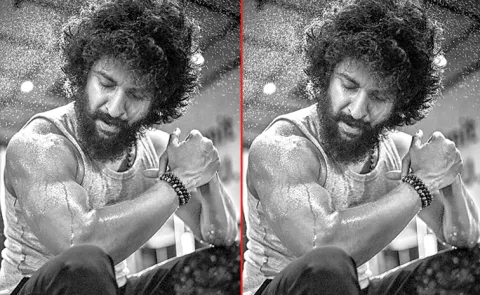 New poster of Nani from The Paradise released