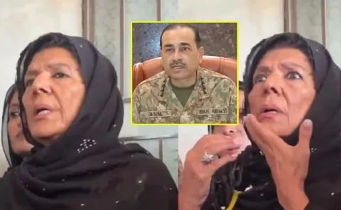Egg Thrown At Pakistan Ex PM Imran Khan Sister Video Viral