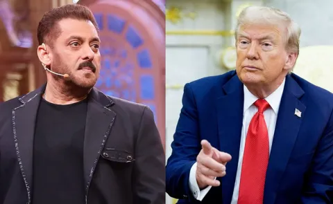 Salman Khan dig at Donald Trump in bigg boss 19