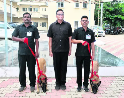 పోలీసు శాఖకు జాగిలాల కేటాయింపు