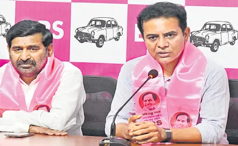 BRS Leader KTR fires at CM Revanth Reddy