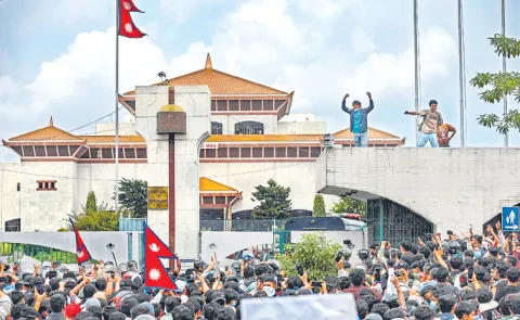 Youth protests in Nepal turn violent 20 people killed in shooting