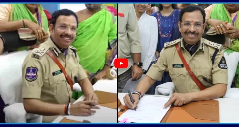 VC Sajjanar Takes Charge As Hyderabad Police Commissioner 1